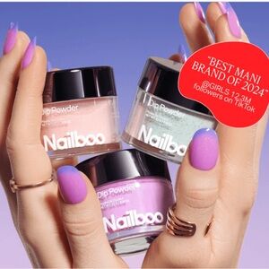 Nailboo System: 10 Dip Powder, build powder, mannie, guide, and essential tools!